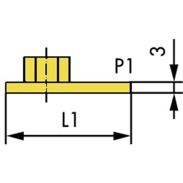 Anschweissplatten Normalplatte P für Rohrschelle Standard-Baureihe